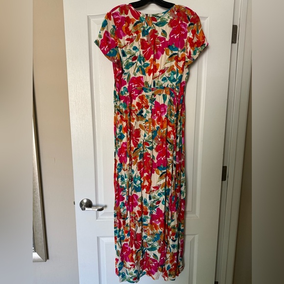 VICI Dress - What In Carnation Bardot Wrap Maxi Dress - Picture 6 of 10